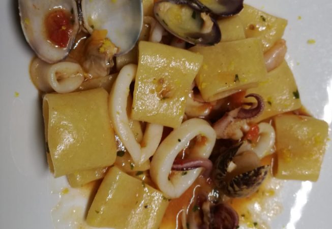 Calamarata Ai Frutti Di Mare Ristorante San Gregorio Correggio Reggio Emilia